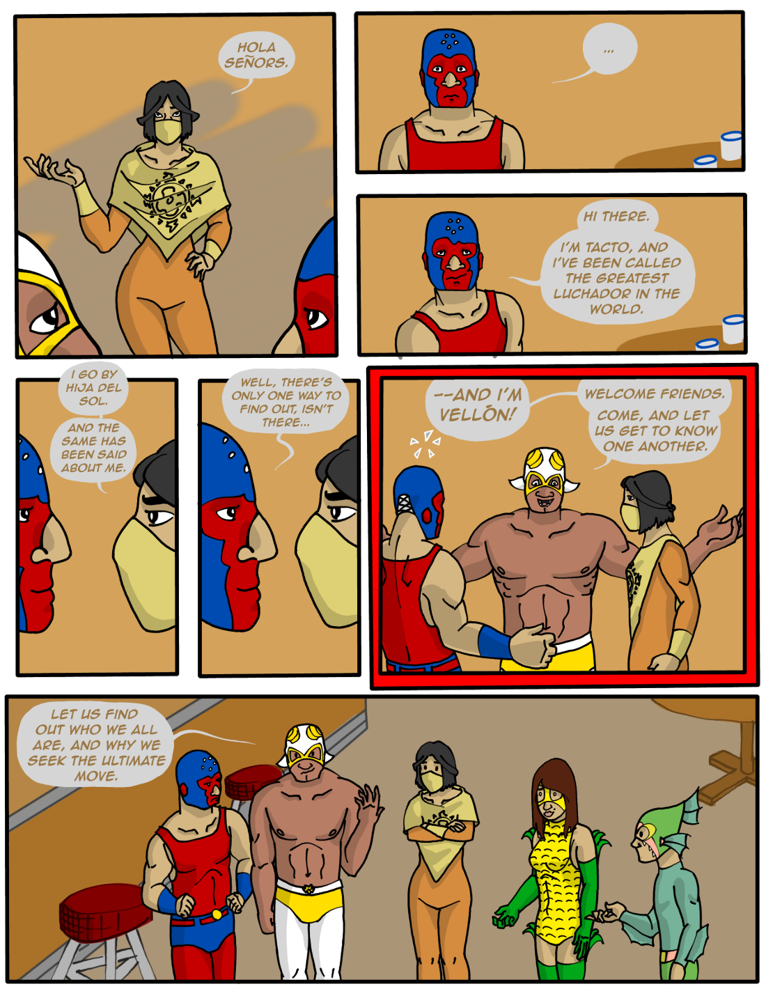 So a Luchador Walks Into a Bar…